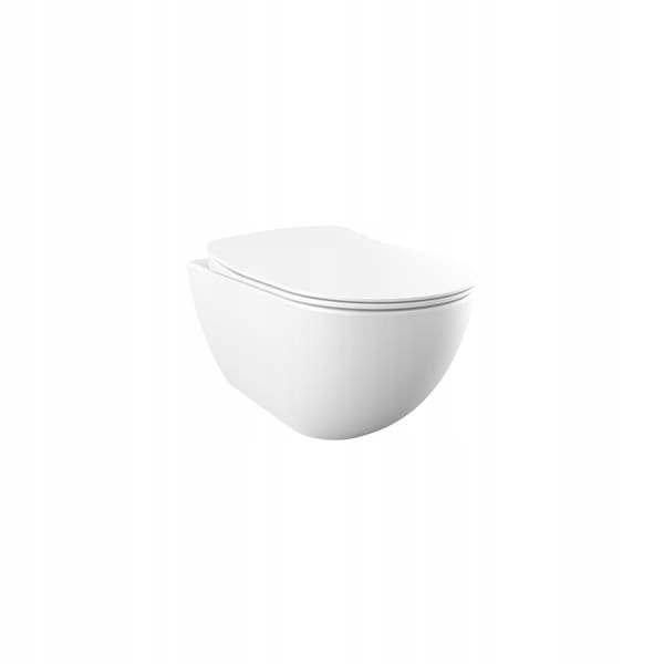 WC MISA - Závesné WC RIMLESS Soft CLose biele matné