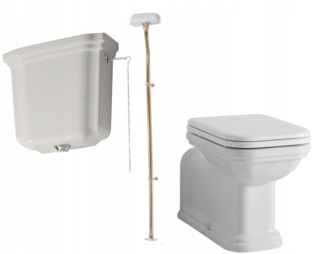 WC MISA - WC stojace 37x42x65cm so sedadlom, WALDORF