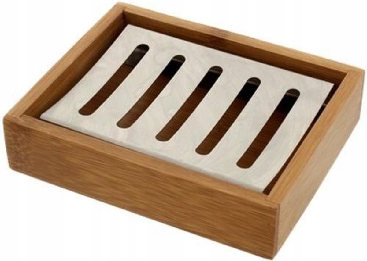 Mydlenička - Drevená bambusová miska na mydlo BAMBOO SOAP BOX