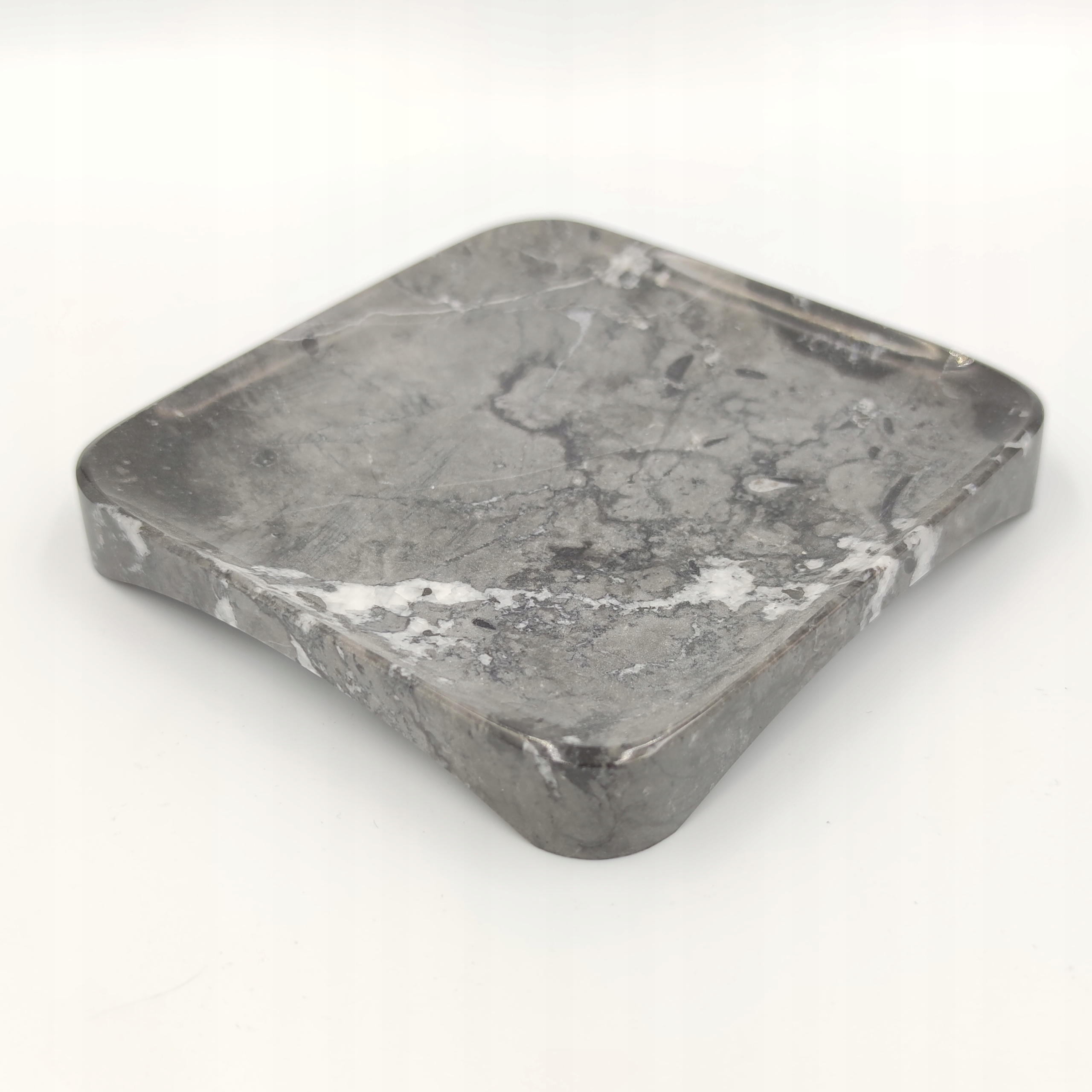 Mydlenička -  Marquina mramorová kamenná mydlová miska 12cm