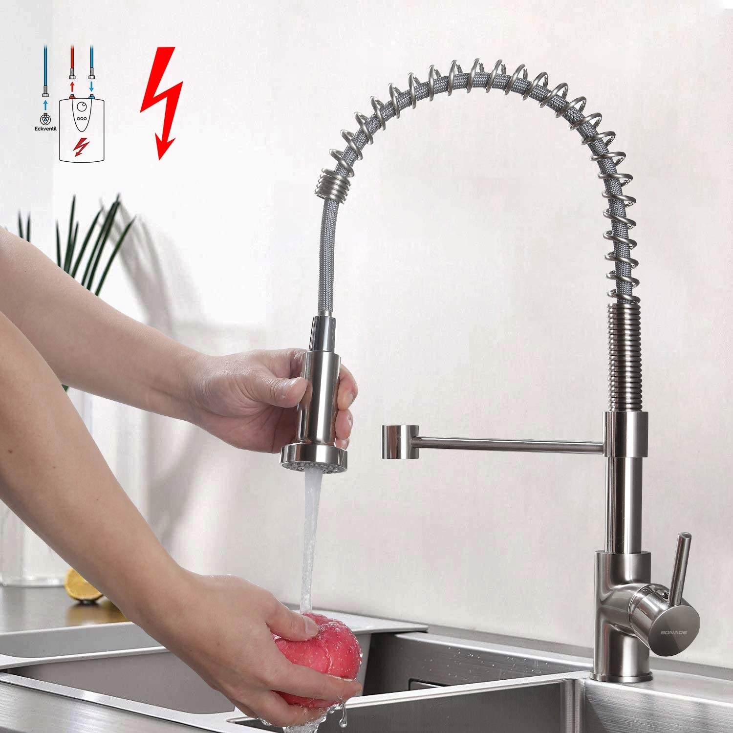 Kuchynská batéria - NÍZKOTLAKOVÁ KUCHYNSKÁ ČERPADLA ELEGANTNÁ