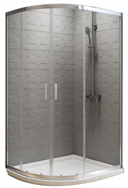 Sprchový kút - NT NOVÝ VARIA 100X80 ASYMETRICKÝ posuvný sprchový kút