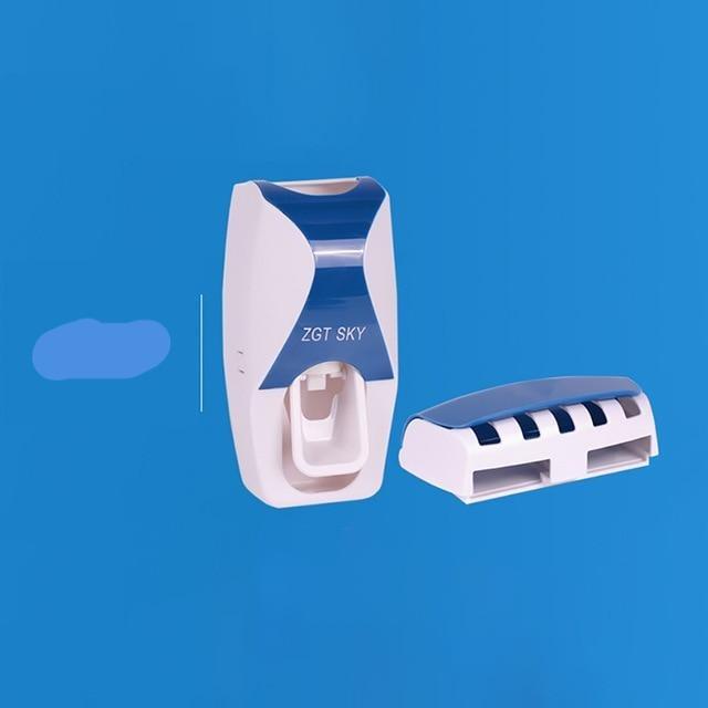 Kupelňový set doplnkov - [Modrá B2] Automatický dávkovač pasty