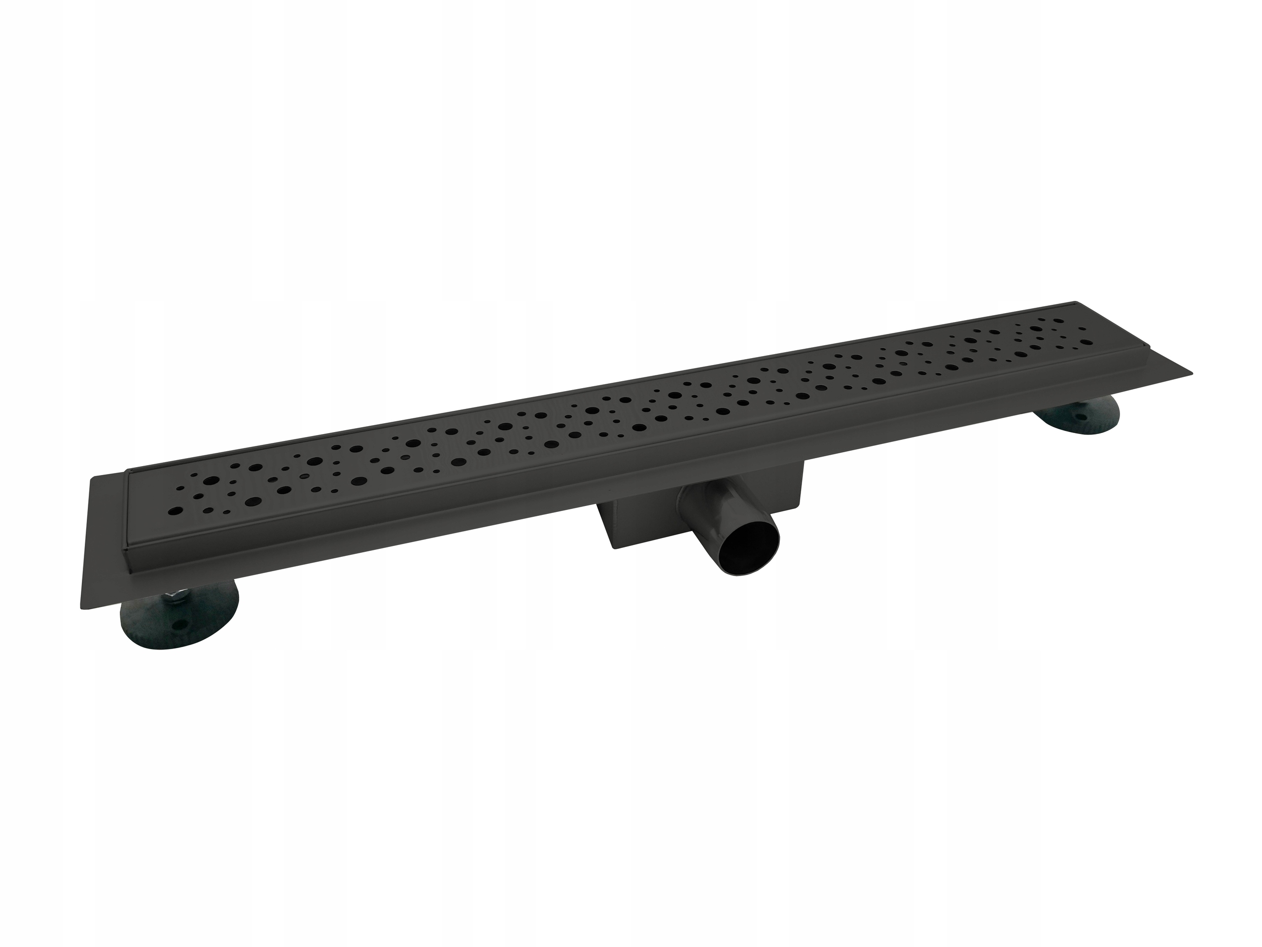 Sprchový žľab - LINEÁRNY ODTOK 120 CM ČIERNE ODTOKY M02B