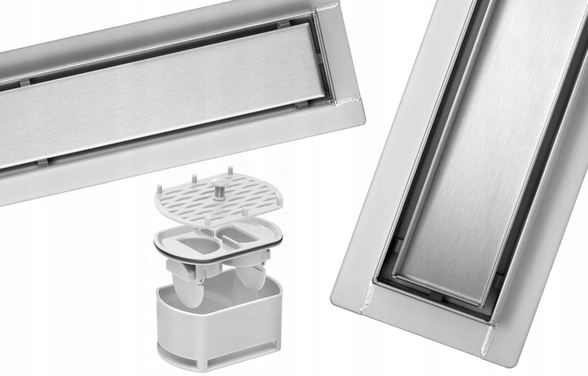 Sprchový žľab - LINEÁRNY ODPAD 60 cm ROTAČNÝ NÍZKY SIFÓN 56 mm