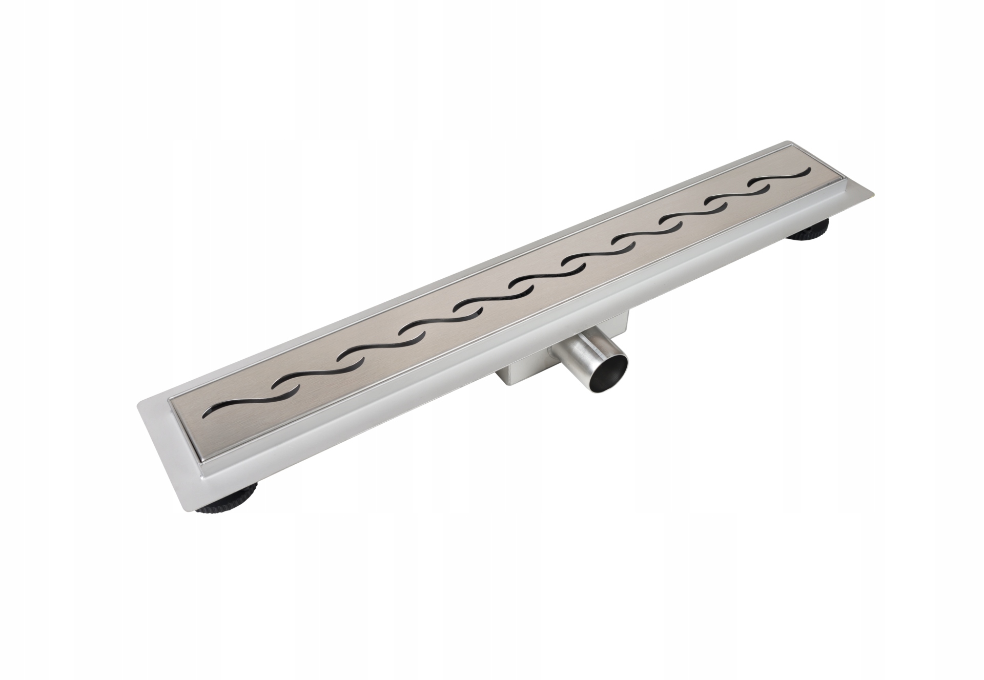 Sprchový žľab - LINEÁRNY ODTOK 70 cm NÍZKE 52MM DEKORATÍVNE VLNY