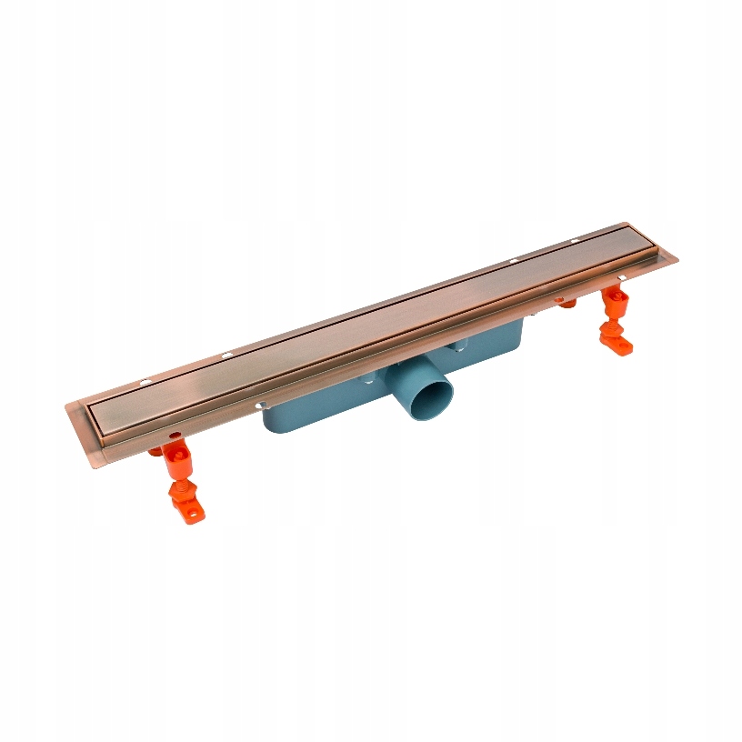 Sprchový žľab - LINEÁRNY ODTOK 70CM FARBA MEDI RETRO OCEL