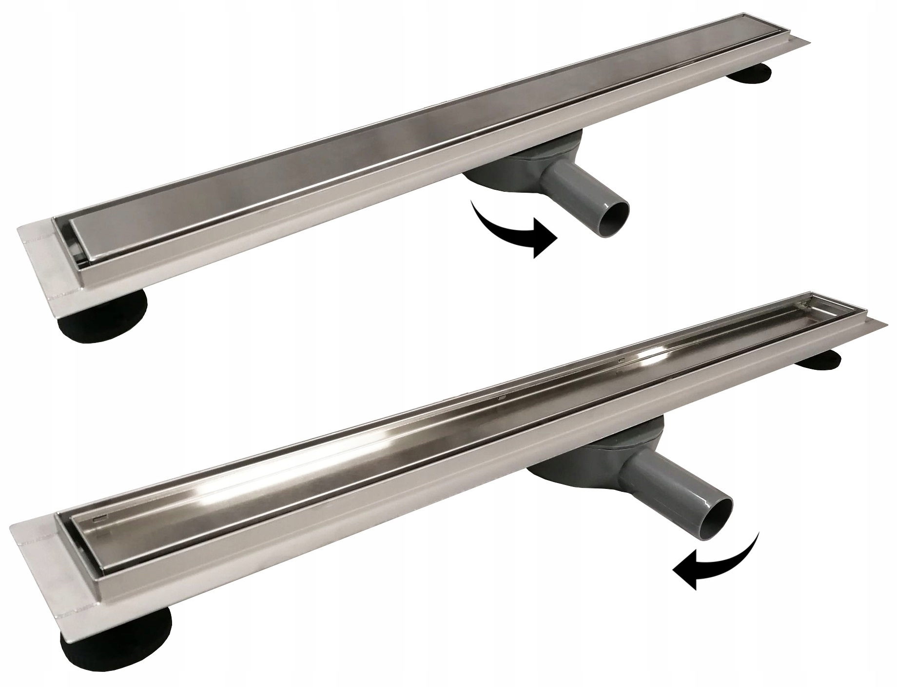 Sprchový žľab - LINEÁRNY ODPAD 80CM 2v1 ROTAČNÝ SIFÓN 360