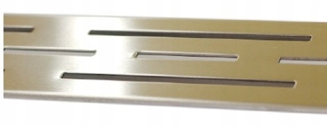 Sprchový žľab - LINEÁRNY ODTOK CHROME 60 cm pruhované vzorované čiary