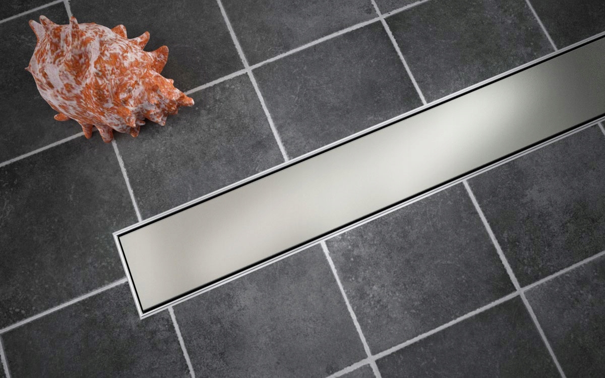 Sprchový žľab - LINEÁRNE VYPÚŠŤANIE VYPÚŠŤANIE 60 cm oceľ