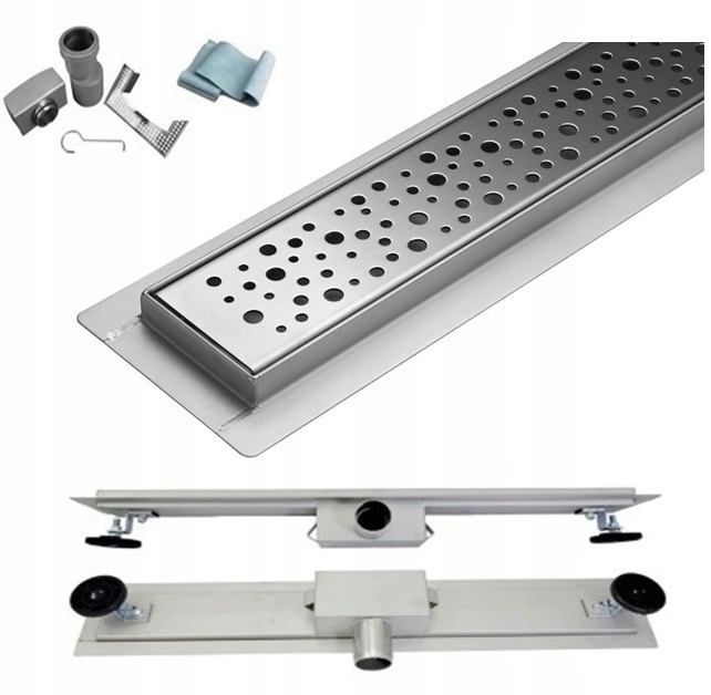 Sprchový žľab - LINEÁRNA SPRCHA VYPÚŠŤAŤ VYPÚŠŤAČKY 30CM NÍZKE 52MM