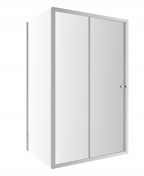 Sprchový kút - OMNIRES BRONX RECTANGULAR CAB 110x80 cm CHROM