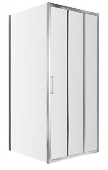 Sprchový kút - OMNIRES CHELSEA RECTANGULAR CABIN 90x80 cm CHROM