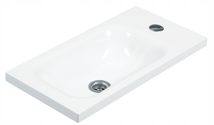 Umývadlo -  OMNIRES ELBA UMÝVADLO 50X25 cm BIELY LESK