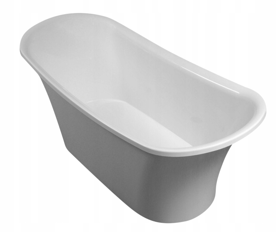 OMNIRES LISBONA KÚPEĽOVÁ MARBLE + 158x69 BIELA LESKOVÁ