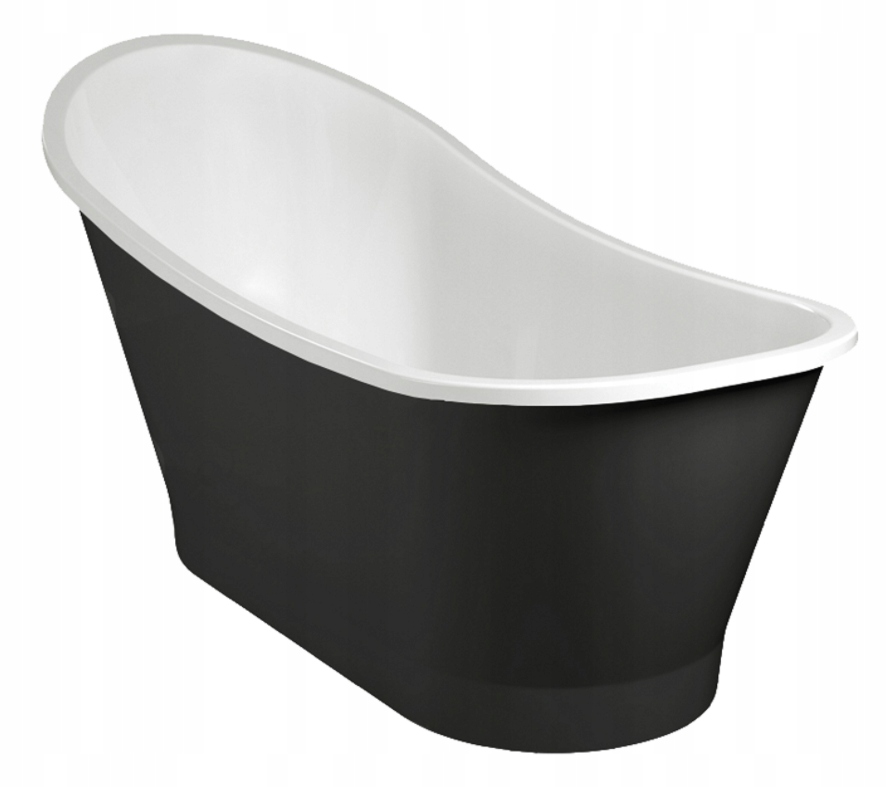 OMNIRES VENEZIA BATHTUB MARBLE + 160x73 ČIERNY LESK