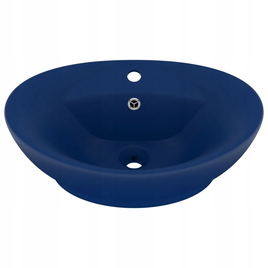 Umývadlo - OVÁLNE UMÝVADLO NA PLOCHU 58,5x39 cm NAVY MAT