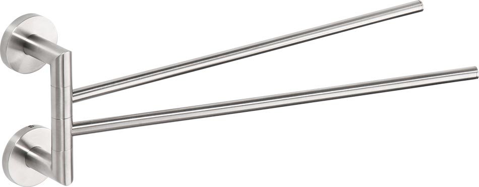 Vešiak - Otočný držiak na uteráky 420 mm, nehrdzavejúca oceľ