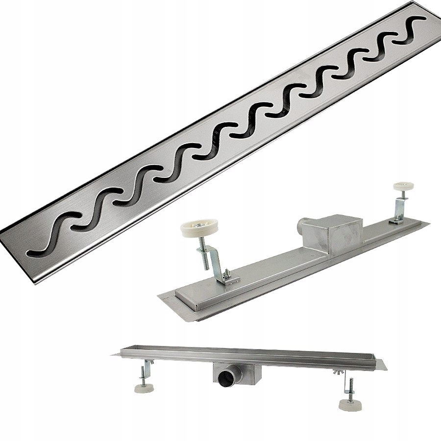 Sprchový žľab - WELLE Linear Drain v súprave so sifónom 70CM