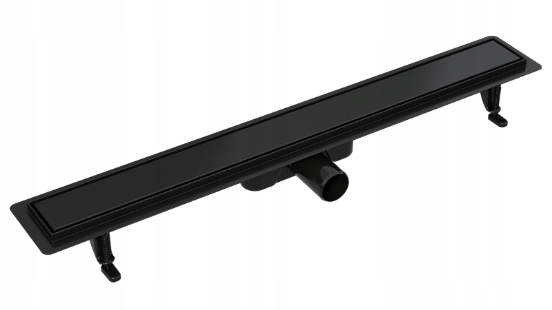 Sprchový žľab - Lineárny odtok čierny - záruka 25 rokov - 80 cm