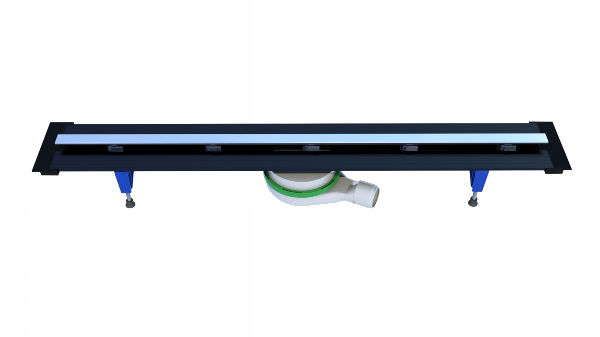 Sprchový žľab - Lineárny odtok EASY LINE Classic, kartáčovaný 80 cm