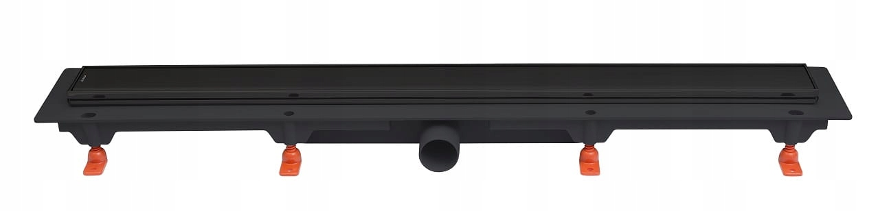 Sprchový žľab - Lineárny odtok JomoTech Exclusive 65 cm čierny mat