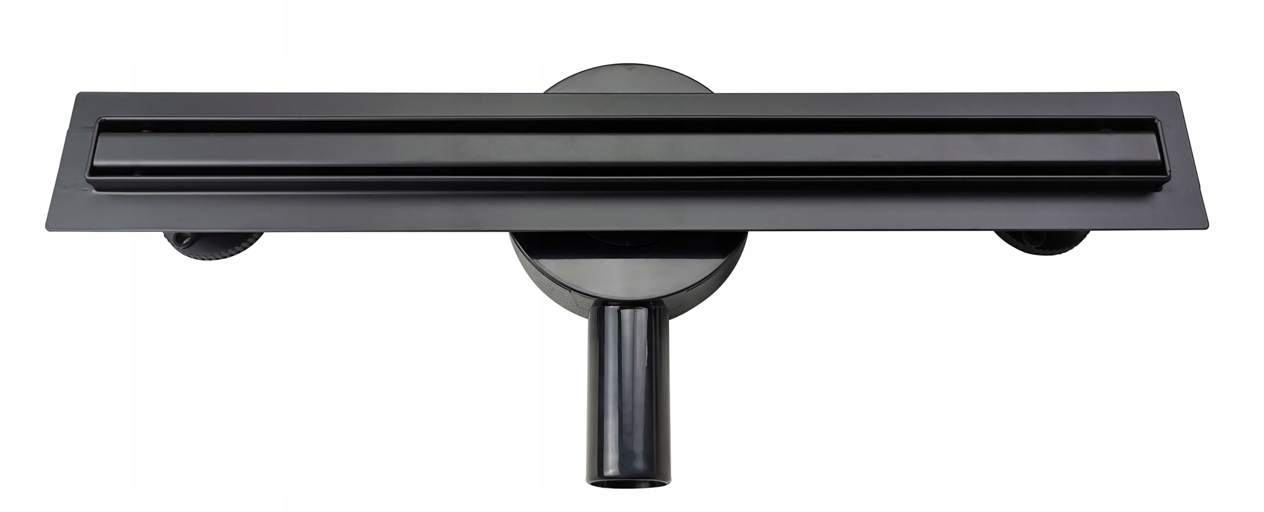 Sprchový žľab - Lineárny podlahový vpust SLIM BLACK Rotary 80