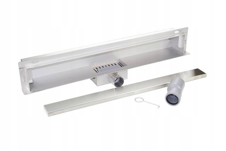 Sprchový žľab - Odtok bočnej steny z nehrdzavejúcej ocele 70 cm
