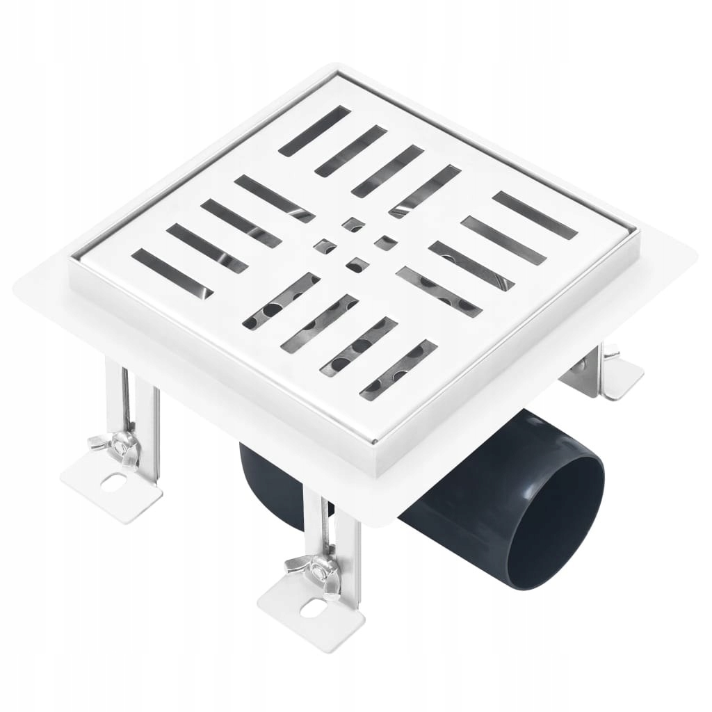 Sprchový žľab - Sprchový odtok 12x12cm nerezový rošt