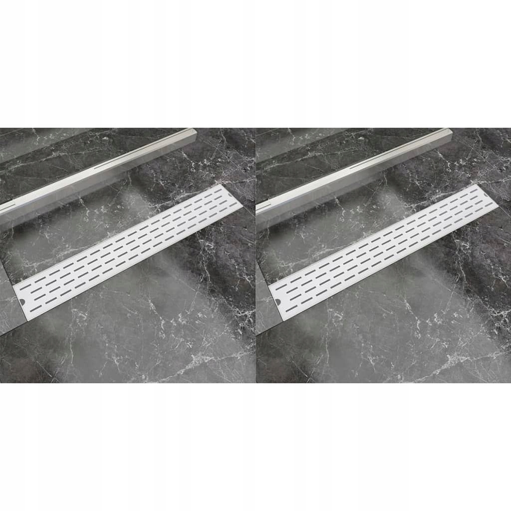 Sprchový žľab - Lineárny sprchový odtok, 2 ks, 730x140 mm