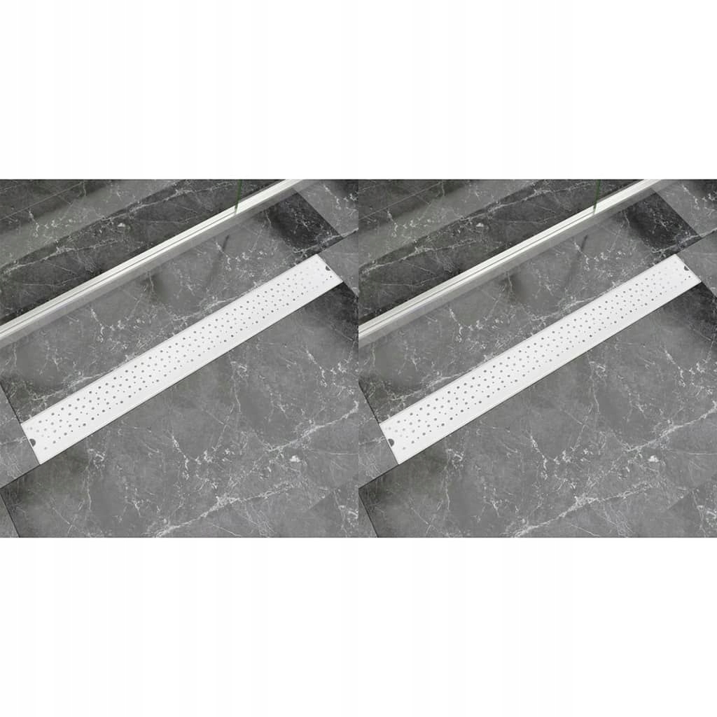 Sprchový žľab - Lineárny sprchový odtok, 2 ks, 930x140 mm