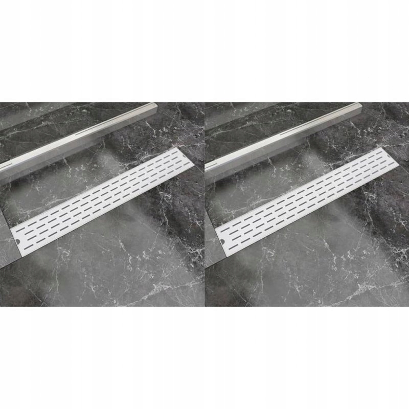 Sprchový žľab - Lineárny sprchový odtok, 2 ks, oceľ