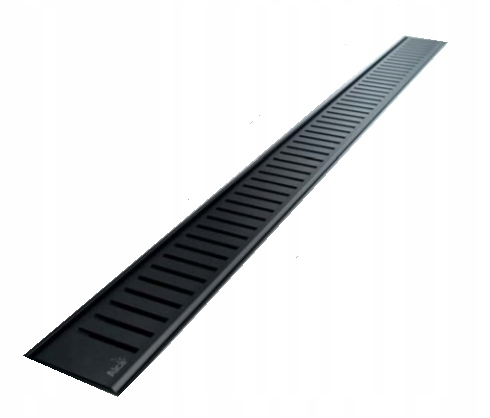 Sprchový žľab - Drenážny odtok s roštom APZ1BLACK 750 ČIERNY