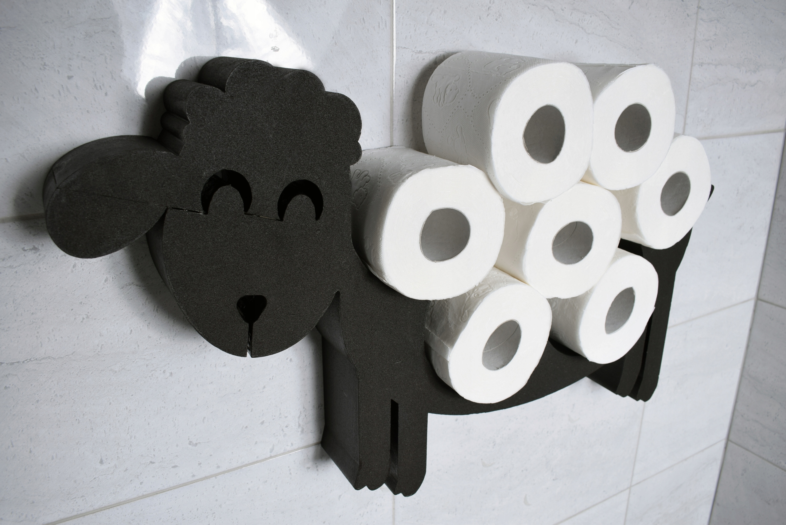Držiak papiera Ovce, držiak na toaletný papier