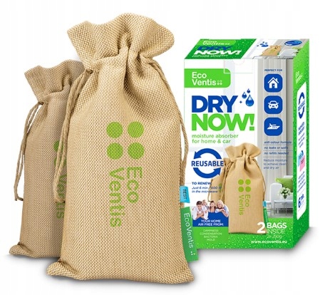 Odvlhčovač vzduchu - VLHKOSTI ABSORBER Vrecká Eco Ventis, 2 ks. 2x250g