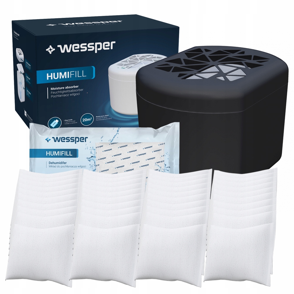Odvlhčovač vzduchu - WESSPER HUMIFILL MOORURE ABSORBER s náplňou x40