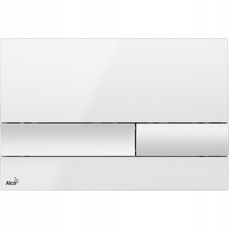 WC tlačidlo - ALCAPLAST M1730 OVLÁDACIE TLAČIDLO BIELY LESK