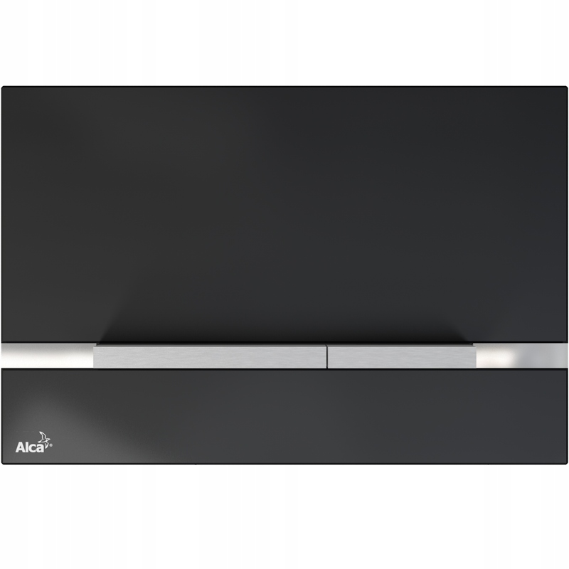 WC tlačidlo - TLAČÍTKO ALCAPLAST CONTROL GLASS STRIPE-GL1204