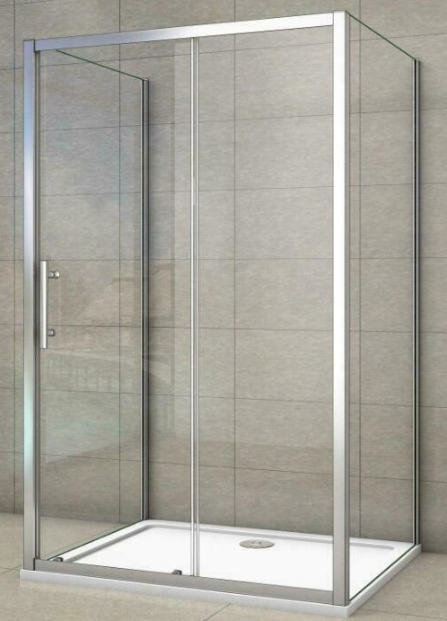 Sprchový kút - STENOVÁ sprchová kabína 80x120 - NANO GLAS