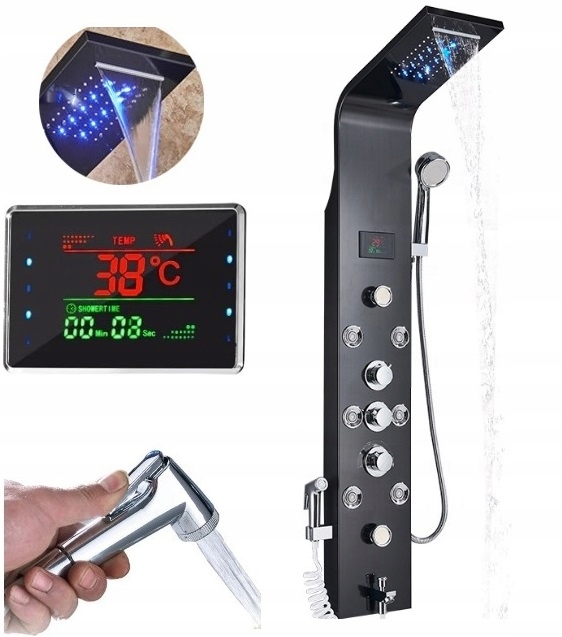 Sprchový panel - LED sprchový panel THERMOSTAT sprcha