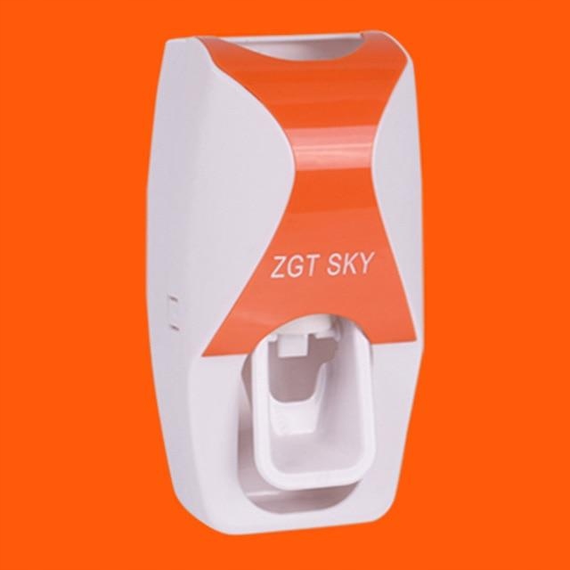 Kupelňový set doplnkov - [Zubná pasta oranžová] Automaticky
