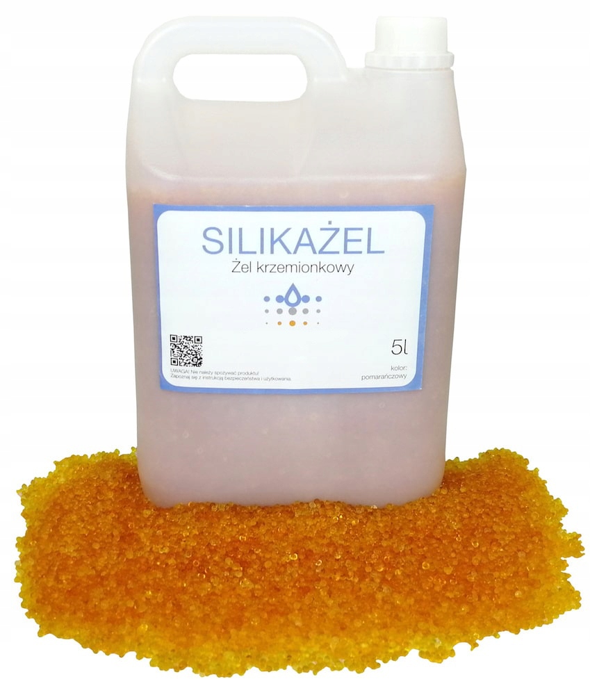 Odvlhčovač vzduchu - Absorbér vlhkosti - oranžový silikagél 5L