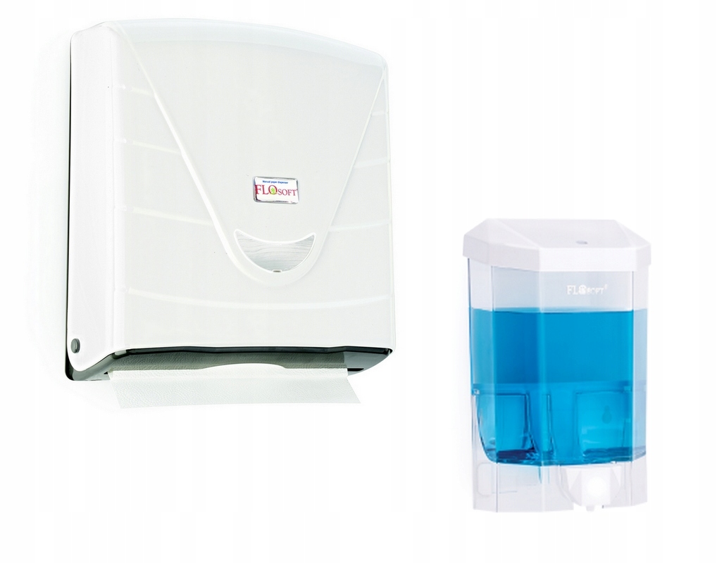 Držiak papiera Nádoba na papierové uteráky ZZ + dávkovač mydla 1000 ml