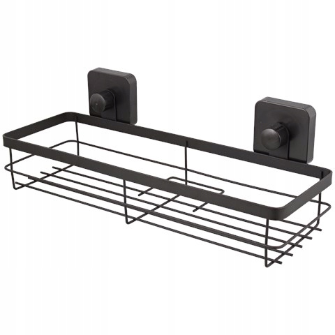 Polička do kúpelne - Organizér políc na sprchu 34x11x6cm čierny