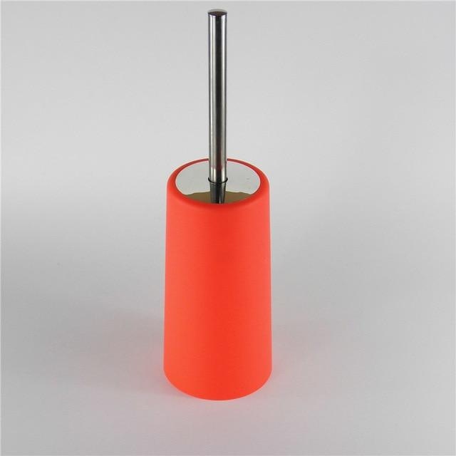 WC kefa - [Oranžový] Držiak na toaletnú kefu s