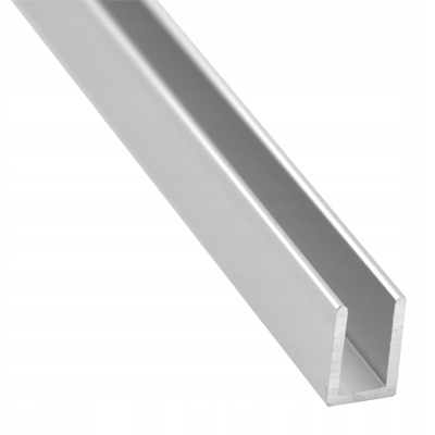 Sprchový kút - Profil pre sklenenú sprchovú kabínu 8 mm 2 m strieborný