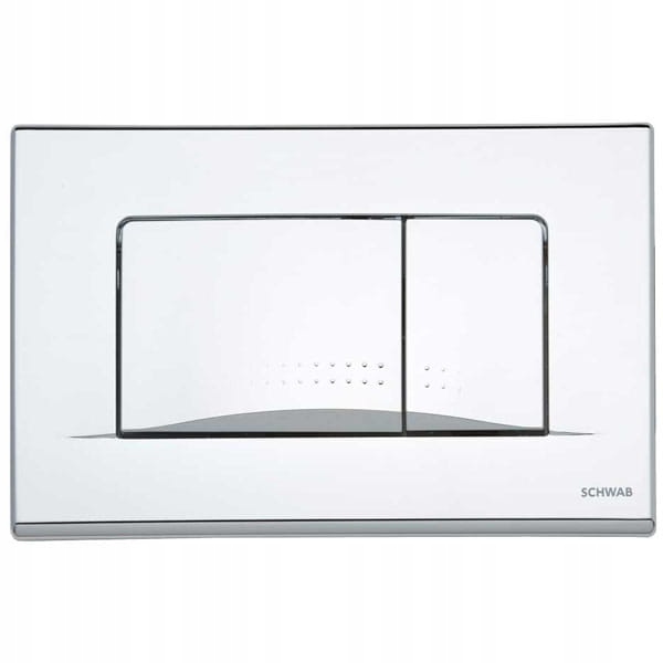 WC tlačidlo - Ovládacie tlačidlo WC SCHWAB, 255 x 170 mm chróm