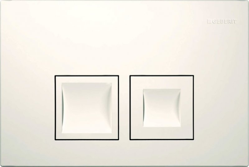 WC tlačidlo - Ovládacie tlačidlo Geberit Delta50, predné, b