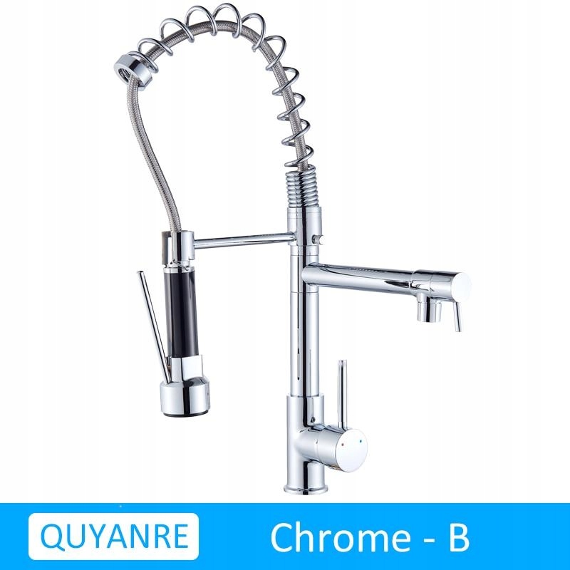 Kuchynská batéria -  [] Quyanre oprášil kuchynský faucet
