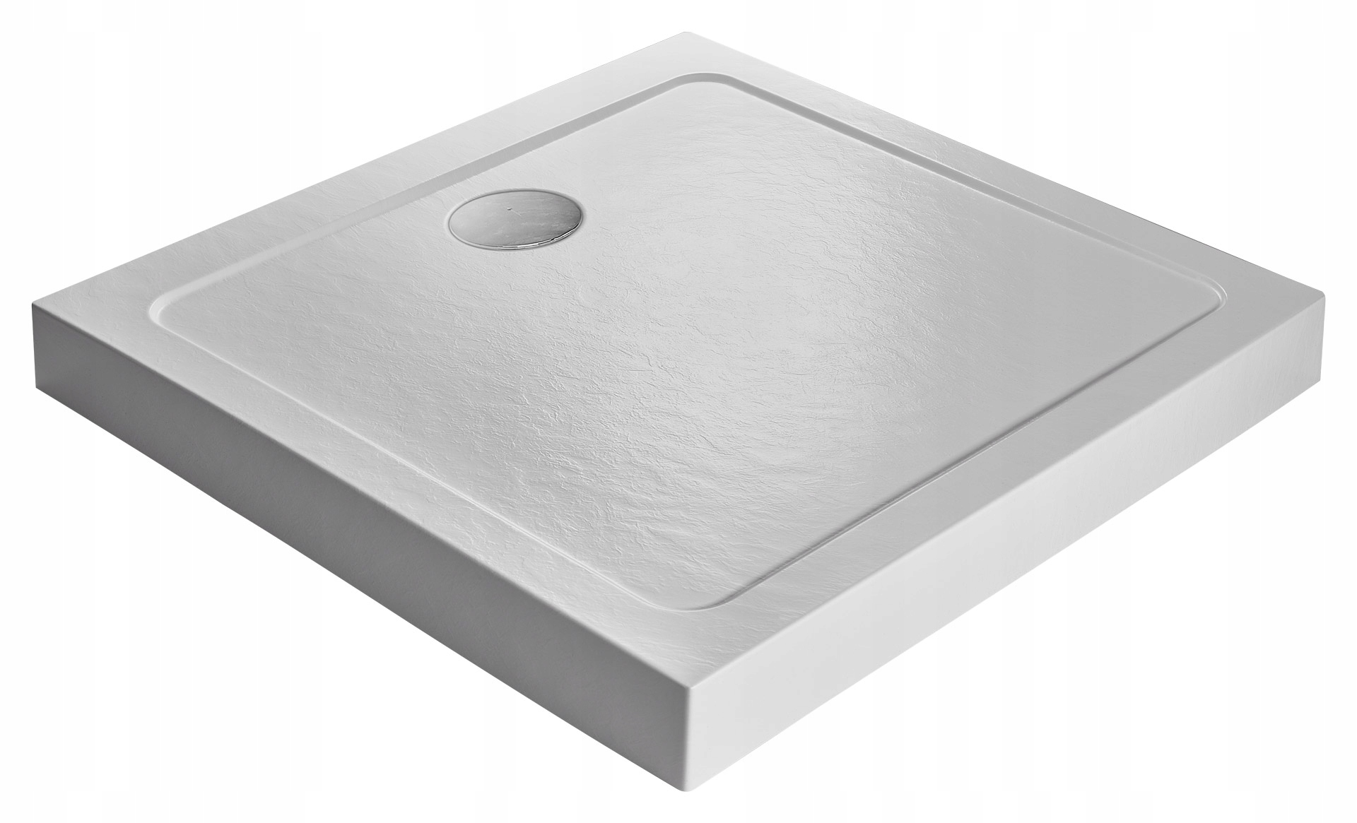 RADAWAY Zásobník Doros C Compact Stone biela 90x90